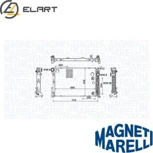 RADIATOR ENGINE COOLING 350213159800 FOR MERCEDES-BENZ CLS/Shooting/Brake 3.5L - Picture 1 of 6
