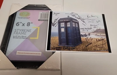 DR WHO LIMITED EDITION PHOTO A5 SIGNED FRAMED £12 GIFT XMAS BOGOF MEMORABILIA FP - Image 1 of 4