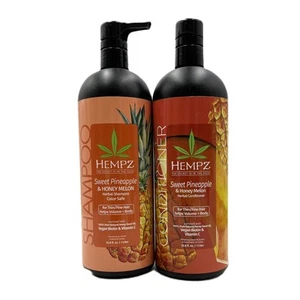 Hempz Sweet Pineapple & Honey Melon Herbal Shampoo & Conditioner 33.8 fl.oz Duo - Picture 1 of 1