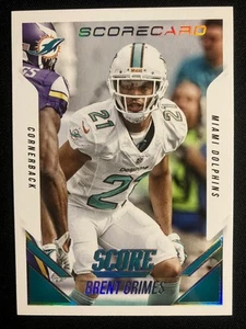 2015 Score - Brent Grimes #276 Scorecard SP Miami Dolphins - Picture 1 of 2