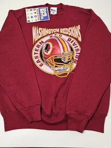 Sweat Pro Player Washington Redskins Eastern Division homme XL NEUF avec étiquette vintage - Photo 1/11
