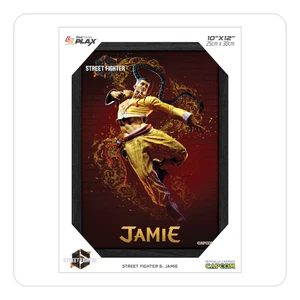 Pixel Frames Plax - Street Fighter VI - Jamie- 23cm x 30cm - Picture 1 of 2