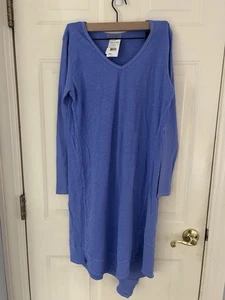 NWT FRESH PRODUCE Hilton Head V Neck Dress Long Sleeve Peri Blue Size Small NWT - Picture 1 of 4