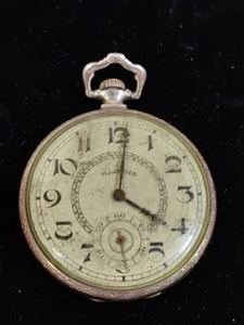 Illinois Springfield Watch Co 19 Jewels "The Autocrat" Pocket Watch Working - Picture 1 of 5
