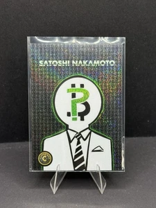 Cardsmiths Currency S4 #3 Satoshi Nakamoto Crystal Sparkle Parallel - Picture 1 of 2