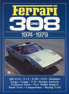 Ferrari 308 GTB GTS GT4 1974-1979 - UTILE LIBRO BROOKLANDS - Foto 1 di 2