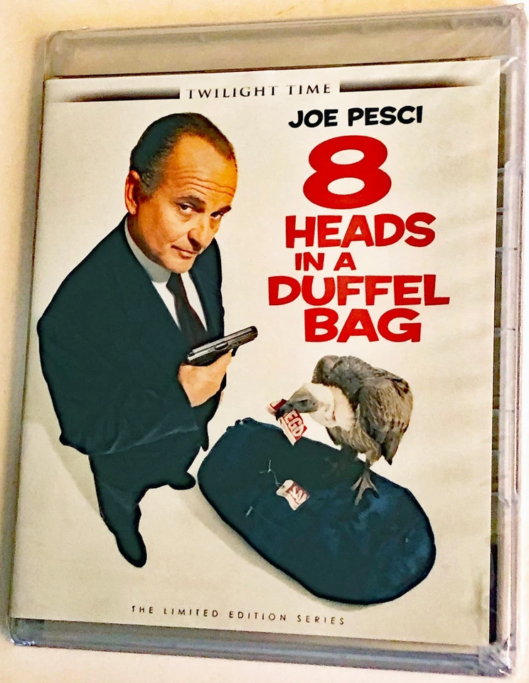 8 Heads in a Duffel Bag Blu-ray. Twilight Time. New and Factory Sealed. - Image 1 of 1