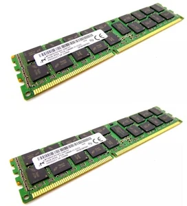  32GB (2 x16GB) *SERVER MEMORY* Crucial Micron DDR3 PC3L-12800R Serve... - Picture 1 of 2