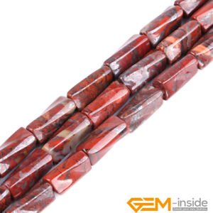 Natural Assorted Agate Gemstone Tube Beads For Jewelry Making Strand 15" YB