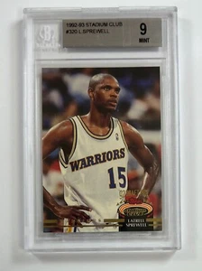 Stadium Club #320 1992-93 Latrell Sprewell BGS 9 como nuevo GC38-4171 - Imagen 1 de 2