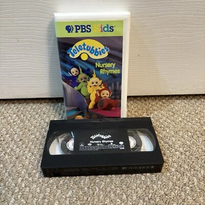 Teletubbies - Nursery Rhymes VHS 1998 PBS Kids Cartoon Children Clamshell - Image 1 of 2