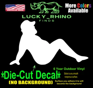 Redneck Hillbilly Mudflap Truck Muddin Car Window Vinyl Decal Sticker - Picture 1 of 3