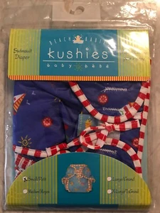 Kushies Beach Babies Swimsuit Diaper Size Small Multicolor New - Picture 1 of 2