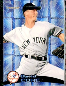 1999 PACIFIC PRISM HOLO MIRROR PARALLEL BLANK SERIAL #97 DAVID CONE YANKEES /5 - Picture 1 of 2