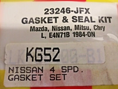 GASKET KIT 1984-on Jatco L/E4N71B 14 bolt pan 23246-JFX KG52 Ford Mazda Nissan - Image 1 of 4