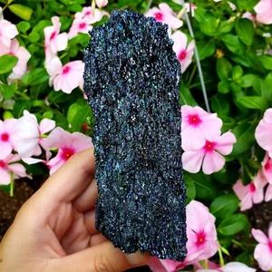 Carborundum silicon carbide rainbow mineral crystal healing gemstone - pc #55 - Picture 1 of 7