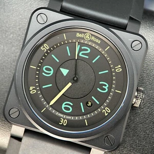 Bell & Ross BR 03-92 Bi-Compass BR0392-IDC-CE/SRB 42mm Black Ceramic Watch - Picture 1 of 10