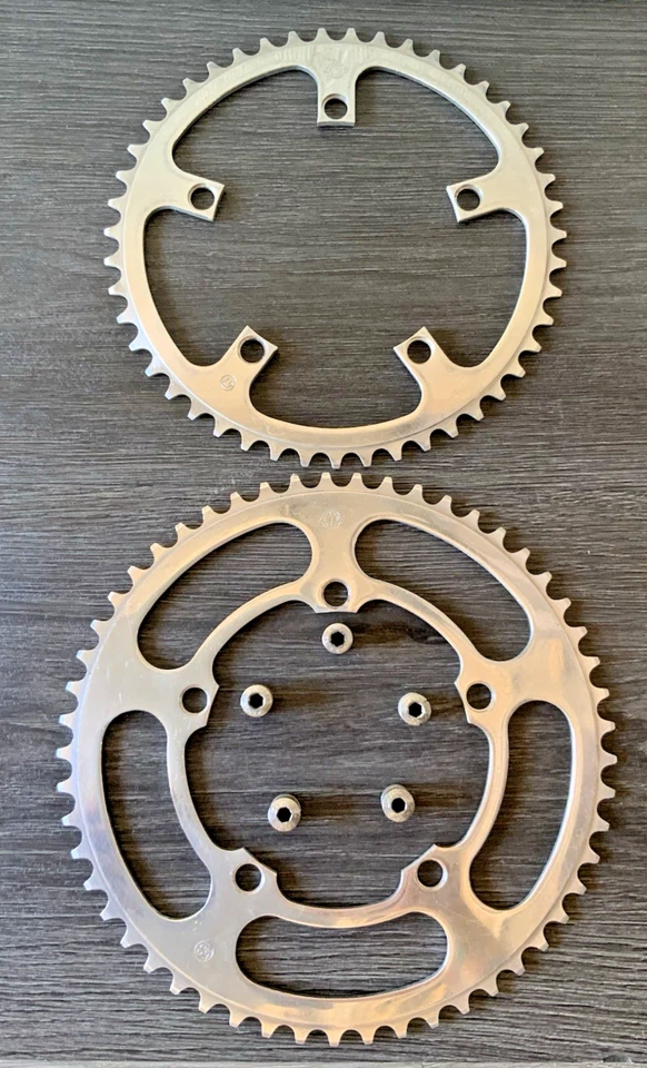 ANILLOS DE CADENA ZEUS (2) 53-47 DIENTES 118 BCD ZEUS PERNOS DE ANILLO DE CADENA (5) Foto 1 de 4