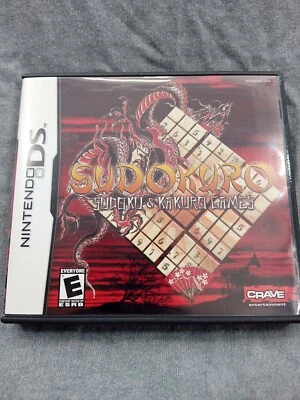 Nintendo DS game Sudokuro video cartridge Sudoku and Kakuro - Image 1 of 4