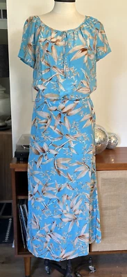 Conjunto de falda de dos piezas de seda vintage Diane Von Furstenberg / talla pequeña-M Foto 1 de 4