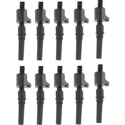 Set of 10 Ignition Coils for F350 Truck F150 E350 Van E150 E250 E450 F450 F550 - Image 1 of 4