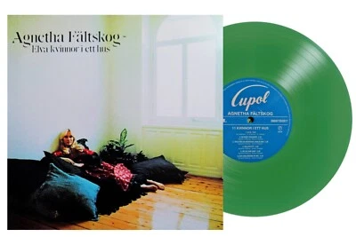 AGNETHA FALTSKOG ELVA KVINNOR I ETT HUS - GREEN VINYL LP ABBA -REMASTERED SEALED - Image 1 of 4