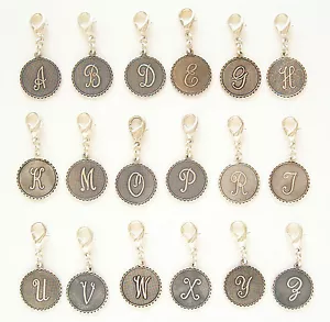 John Wind Charm für Armband Silber Mini Münze Initial Armband Schmuck Neu - Bild 1 von 1