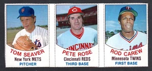 Hostess Panel #7 8 9 1977 Tom Seaver Pete Rose Rod Carew EX-MT A - Imagen 1 de 2