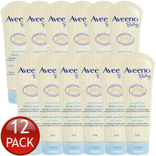 12 x Aveeno Baby Daily Lotion 227G Fragrance Free 24H Skin Moisturise Protection