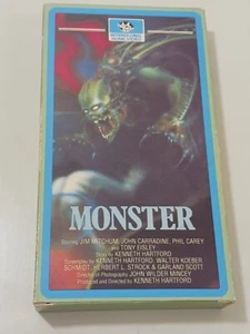 Monster VHS 1330 John Carradine Keenan Wynn Carolyn Martin Horror Rare Cult 1986 - Picture 1 of 10