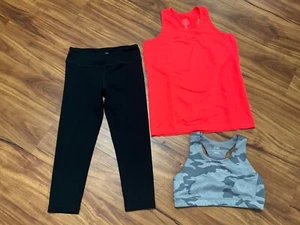 Athleta Girl Leggings, Sports Bra , Tank Top size 8-10 - Picture 1 of 8