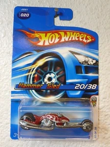 2006 HOT WHEELS First Editions DK RED HAMMER SLED Motorcycle #20 - Picture 1 of 2