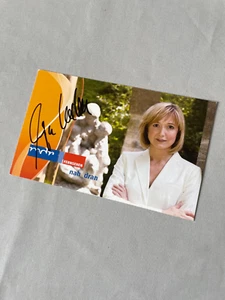 ANJA KOEBEL "mdr Moderatorin" signed signiert Autogrammkarte 11x17 autograph - Zdjęcie 1 z 1