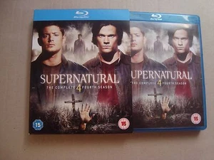 SUPERNATURAL Season 4 blu-ray in limited slipcover Jared Padalecki Jensen Ackles - Picture 1 of 11