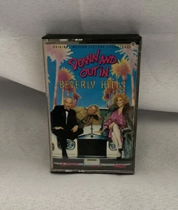 Vintage 1986 Cassette Tape Down And Out In Beverly Hills Soundtrack - Picture 1 of 3