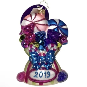 CHRISTOPHER RADKO Dillard’s Dated Candy Bag 2019 Ornament #3013532 - Picture 1 of 9