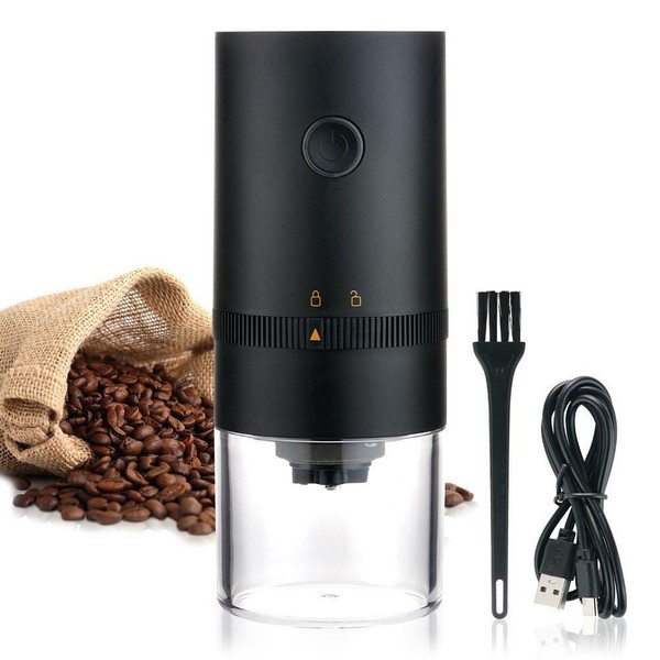 New Upgrade Portable Electric Coffee Grinder TYPE-C USB Charge Profession Photo Related