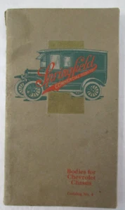 SPRINGFIELD COMMERCIAL BODY CO. Bodies for Chevrolet Chassis, Catalog No.4 - Picture 1 of 8