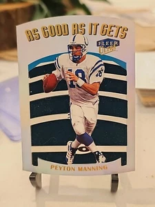 1999 Fleer Ultra As Good as it Gets Peyton Manning #5AG HOF - Picture 1 of 2