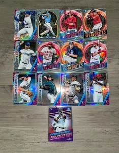 (13x) Lot - 2020, 2021, 2022, 2023 Bowman Chrome Rookie of the Year Favorites RC - Picture 1 of 2