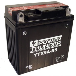 Bateria Moto YTX9A-BS CTX9A-BS sin mantenimiento con acido Power Thunder - Bild 1 von 1
