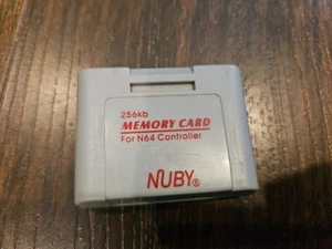 Paquete de tarjetas de memoria Nuby 256kb N64 Nintendo 64 paquete de ahorro de tarjeta controladora ENVÍO GRATIS - Imagen 1 de 2