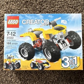 LEGO Turbo Quad 31022 Creator 3 in 1 186 Pieces Complete Set