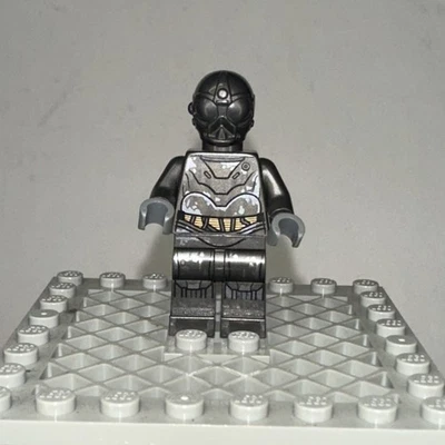 Lego Star Wars RA-7 2018 Protocol Droid (Pearl Dark Gray) minifigura 75220 Foto 1 de 4