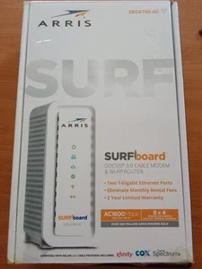 ARRIS SBG6700-AC Cable Modem & WiFi Router. New/Open Box! Warranty!! Free Ship!! - Picture 1 of 8