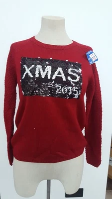 Next Christmas Jumper BNWT Red UK6 2015 2016 - Image 1 of 4