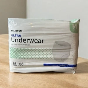 Ropa Interior McKesson Ultra PESADA Absorción 20 ct Mediana Pull Up Comodidad Suave NUEVA - Imagen 1 de 2