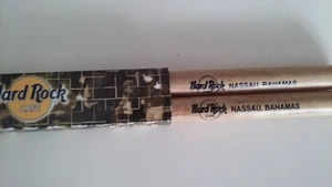 Hard Rock Cafe Nassau, Bahamas Drumsticks 2er Set im Paket leicht gebrauchte Spitzen - Bild 1 von 4