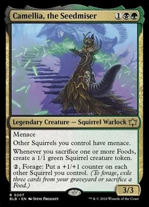 Camellia, the Seedmiser - Foil Light Play, English Magic the Gathering MTG Bloom - Picture 1 of 1
