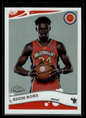 Adem Bona 2022 Topps Chrome McDonald's All American Card #2K6-22 - Image 1 of 2
